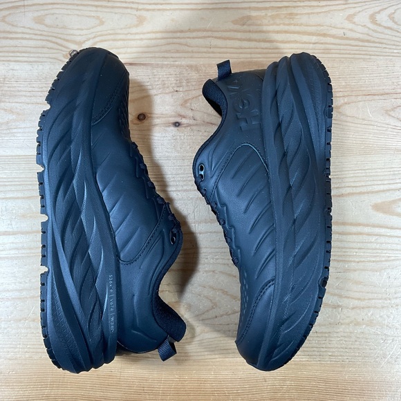 Hoka One Bondi SR Shoes Women’s 8.5 Black Cushioned Slip Resistant 1110521 BBLC - Picture 7 of 9